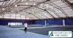 mái che sân tennis, mái bạt căng, mái căng, bạt dây căng, Znet, Ferarri, Sunbrella, Docril, Sunless