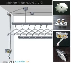 Giàn phơi gắn trần Nhập Khẩu – HP 140 B1