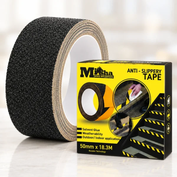 Băng Keo Chống Trượt Misha Màu Đen 50mm x 18.3m
