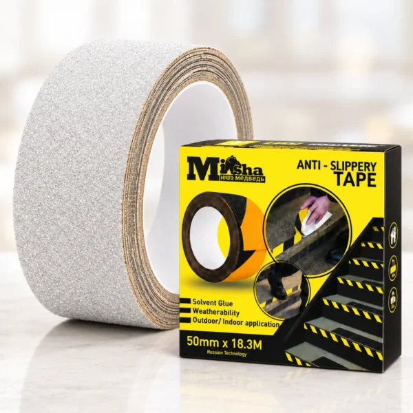 Băng Keo Chống Trượt Misha Màu Trắng 50mm x 18.3m