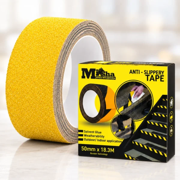 Băng Keo Chống Trượt Misha Màu Vàng 50mm x 18.3m