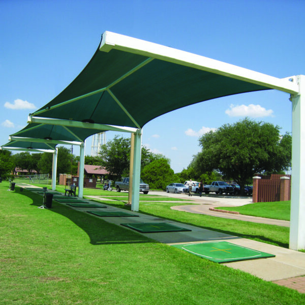 Mái Che Sân Golf Bạt Căng Cao Cấp, Bền Đẹp, Chống Nắng