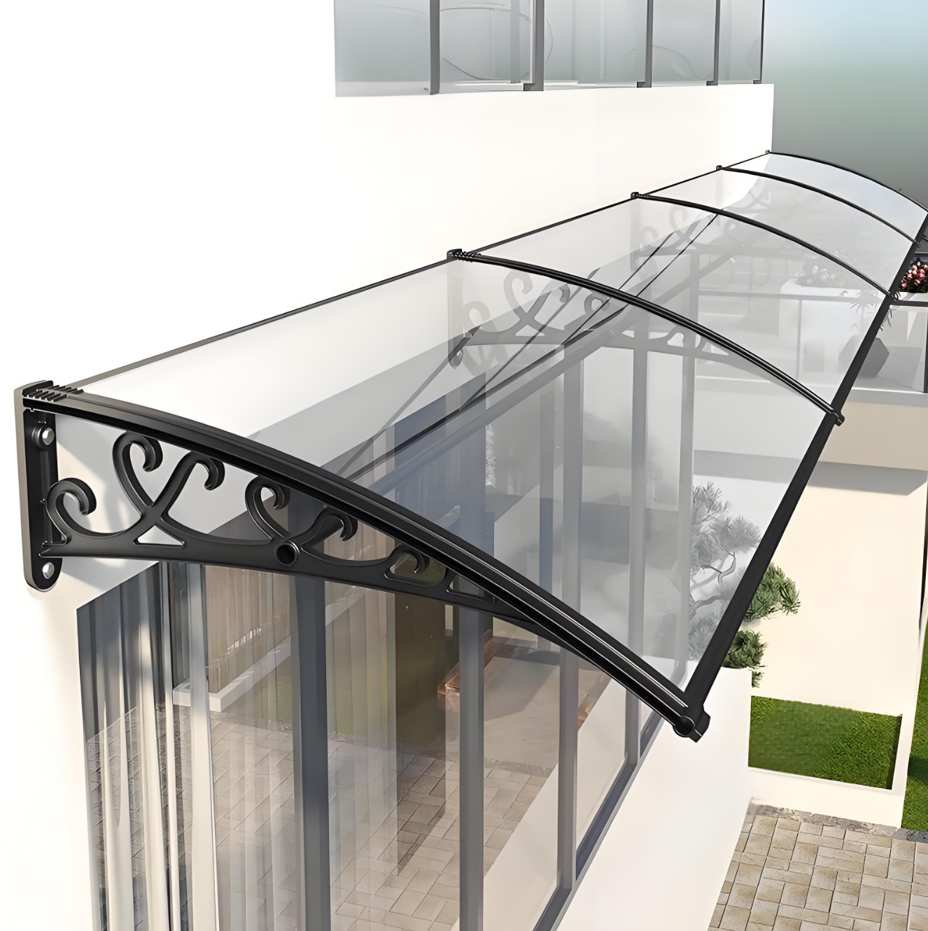 Mái hiên Canopy lấy sáng tối ưu cho cửa sổ lớn