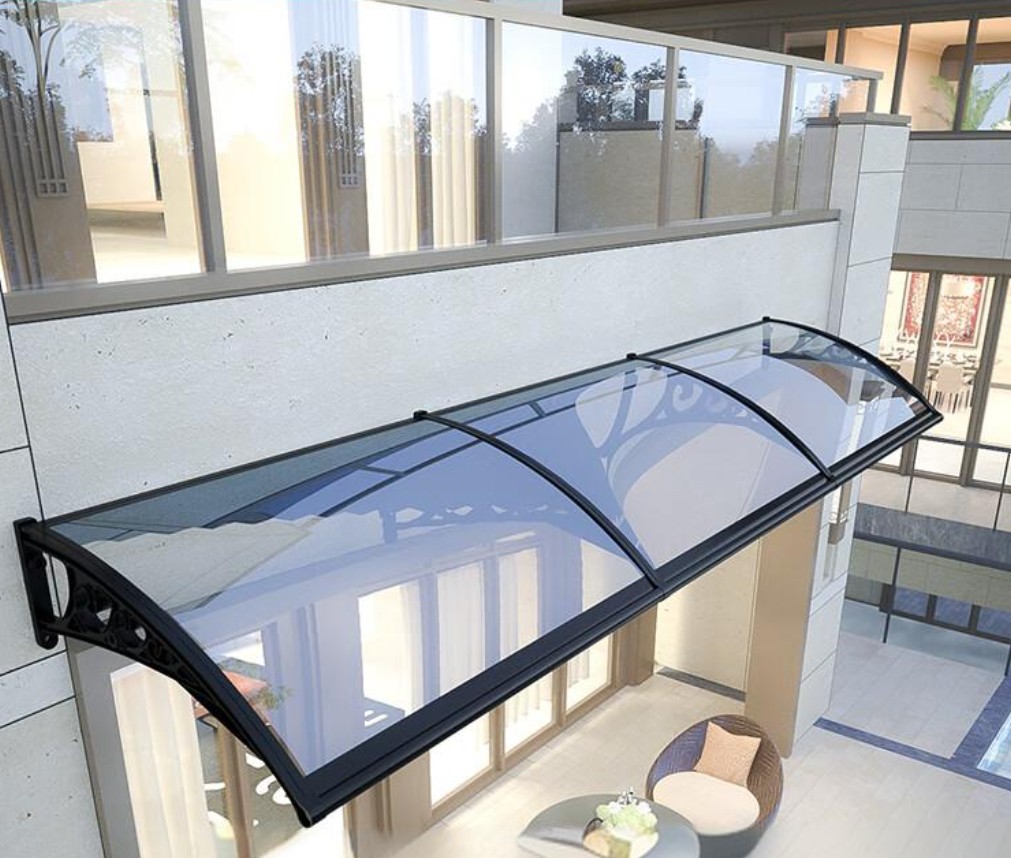 Mái hiên Canopy ghép nối module che phủ ban công dài