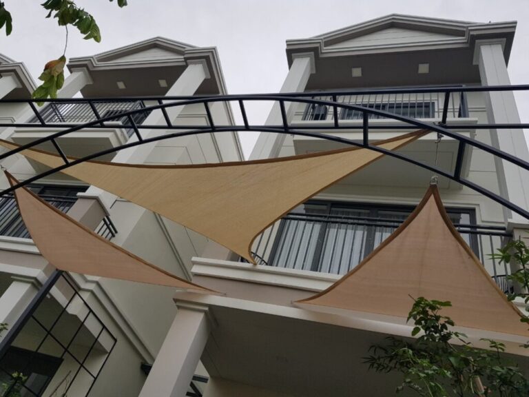 Thi công lắp đạt bạt căng tại khu dân cư Lavila – Nhà Bè