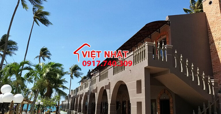 Công trình thi công mái che Canopy tại Resort Phan Thiết