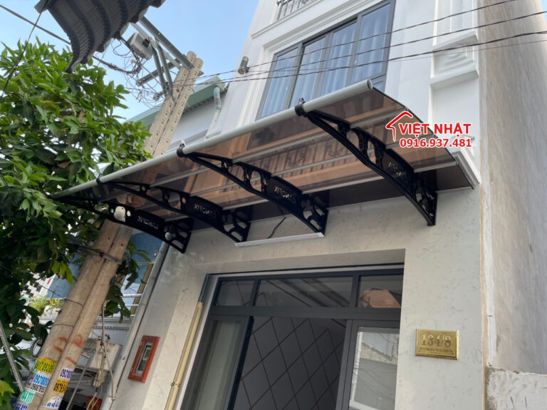 Thi công mái che lấy sáng Canofix nhập khẩu Hàn Quốc tại đường Bùi Tư Toàn, Q Bình Tân