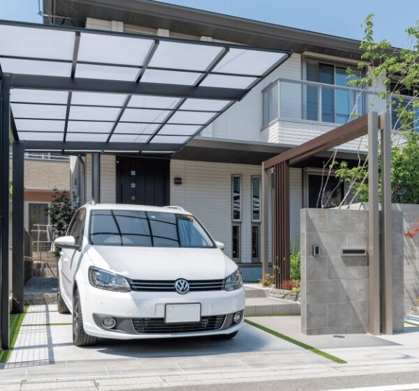 Mái Che Ô Tô Carport MC: Khung Nhôm, Bền Đẹp, Chống UV