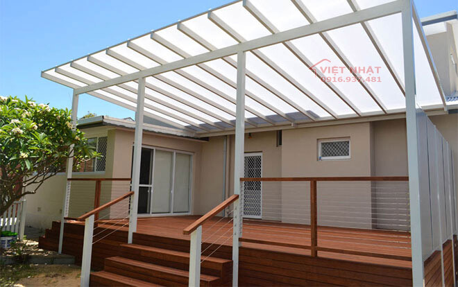 Mái Che Lấy Sáng Polycarbonate