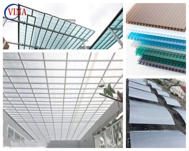 Mái Che Lấy Sáng Polycarbonate