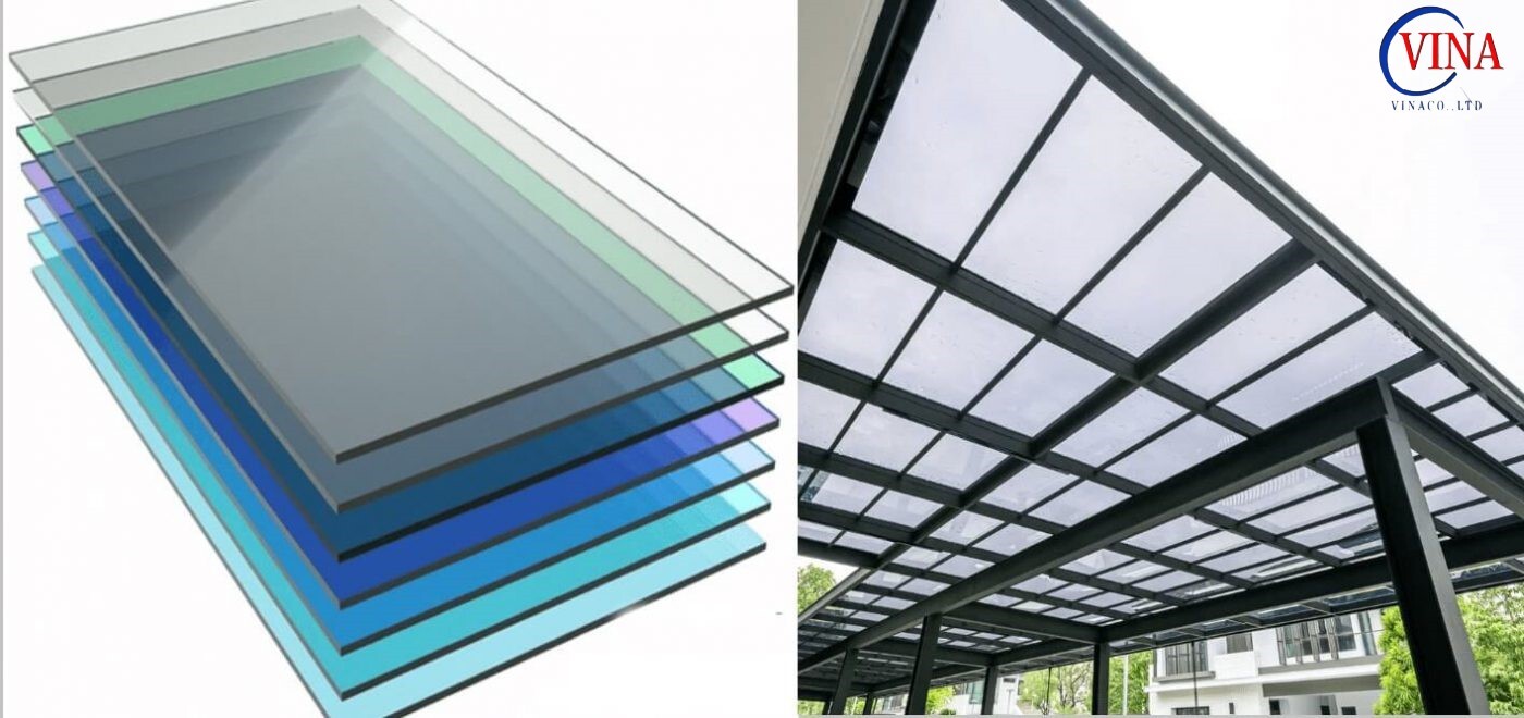 Mái Che Lấy Sáng Polycarbonate