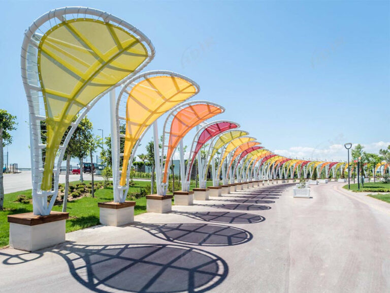 Bạt Căng Nghệ Thuật (Tensile Fabric): Đỉnh Cao Của Thiết Kế Mái Che
