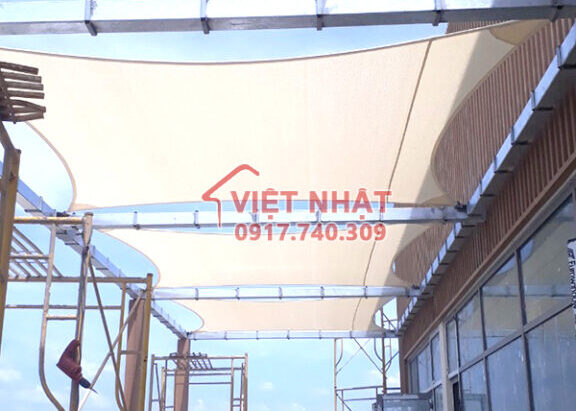Việt Nhật thi công công trình bạt căng