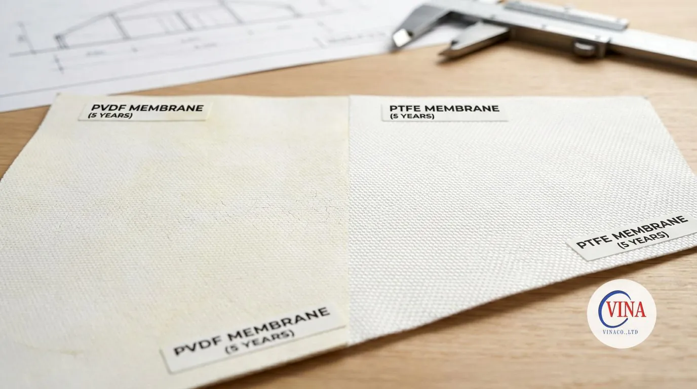 Ví dụ thực tế về mái che kiến trúc