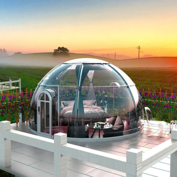 Nhà Lắp Ghép Trong Suốt (Polycarbonate) – Glamping & Bungalow Sân Vườn