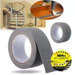 Cuộn băng keo chống trượt Misha màu xám 50mm x 18.3m, ứng dụng thực tế trên cầu thang