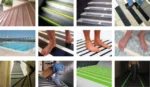 Ứng dụng thực tế băng keo chống trượt trên cầu thang, hồ bơi, nhà xưởng