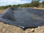 Ao đất được lót bạt HDPE chống thấm