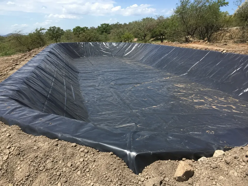 Bạt chứa nước HDPE lót đáy ao nuôi trồng thủy sản
