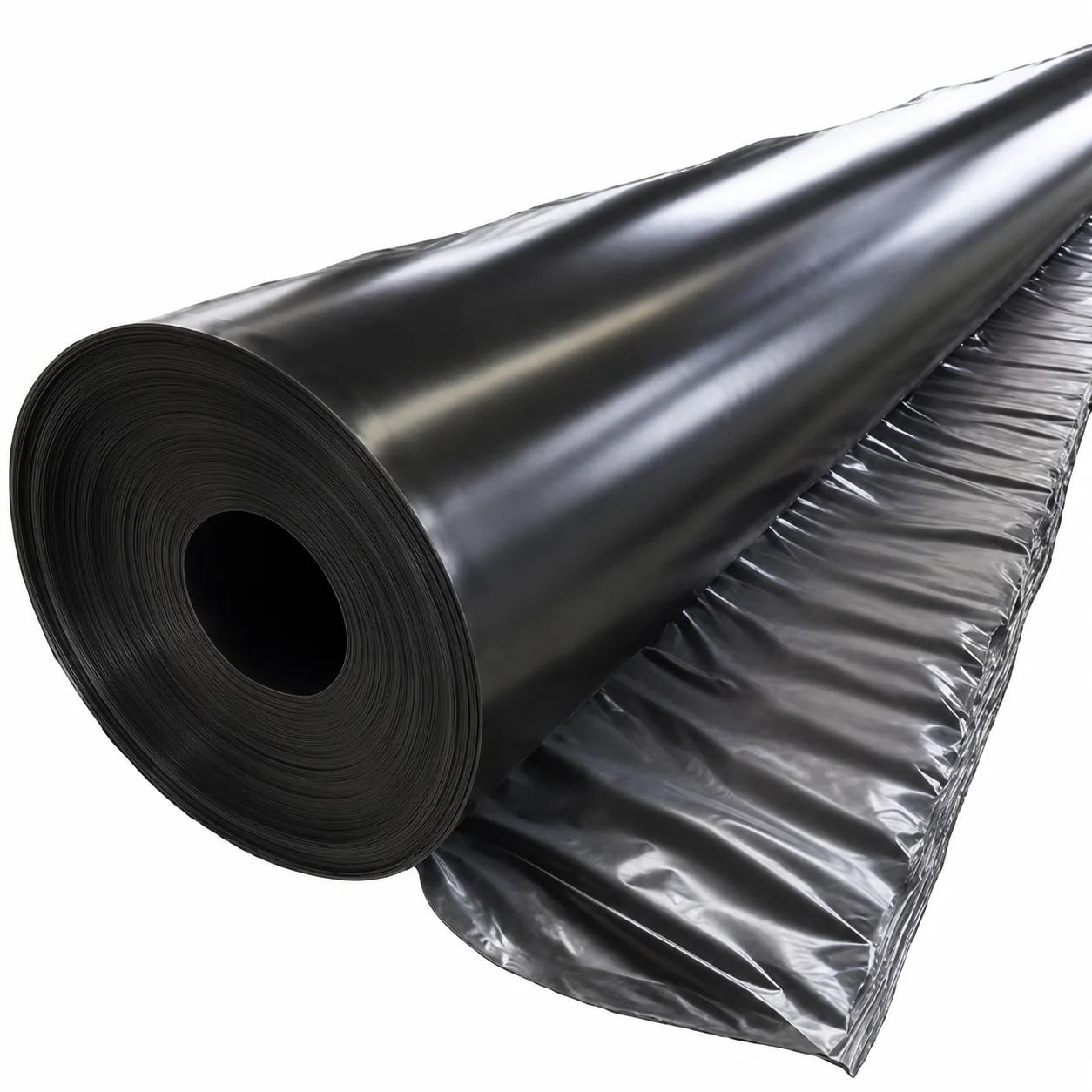Cuộn bạt chống thấm HDPE độ dày cao màu đen