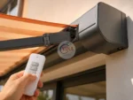 Điều khiển remote mái che tự động và hộp motor gắn tường