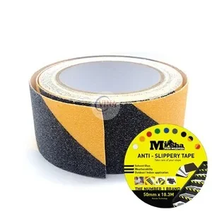 Cuộn băng keo chống trượt Misha màu sọc vàng đen 50mm x 18.3m tại VINA