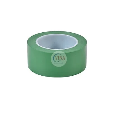 Cuộn băng keo dán nền màu xanh lá VINA khổ phổ biến 48mm