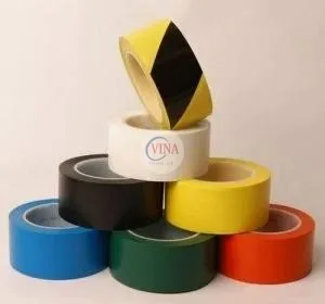 Nhiều màu băng keo dán nền PVC - vàng đen, đỏ, trắng, xanh, đen, cam
