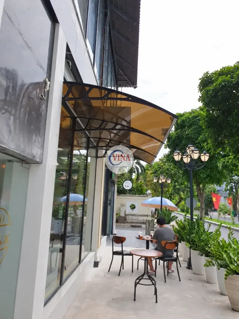 Dự án mái che Canopy tại nhà hàng BBQ Hàn Quốc tại Thảo Điền Quận 2.