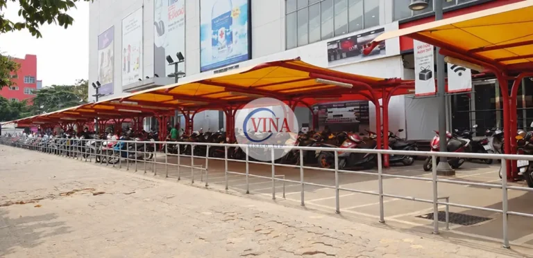 Mái Che Nhà Xe Lotte Nguyễn Văn Lượng: Bảo Vệ Tối Ưu, Nâng Tầm Tiện Ích
